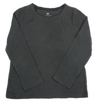 Antracitové tričko H&M