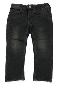 Čierne teplákové skinny rifle H&M