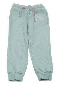 Světlezelené tepláky s Olafem Disney