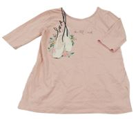 Ružová tunika s baletními piškoty Zara