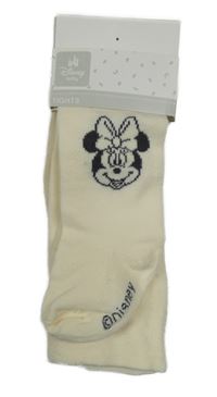 Nové - Krémové punčocháče s Minnie Disney