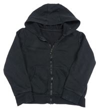 Čierna prepínaci mikina s kapucňou George