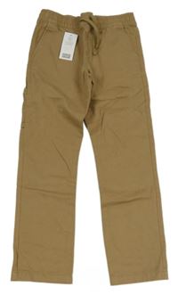 Nové - béžové plátěné kalhoty F&F