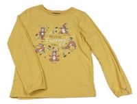 Žluté triko s králíky Fat Face