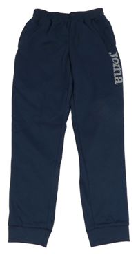 Tmavomodré sportovní tepláky s logem Joma