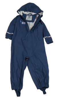 Tmavomodrá nepromokavá kombinéza s kapucí Lupilu