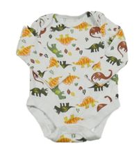 Bílé body s barevnými dinosaury F&F