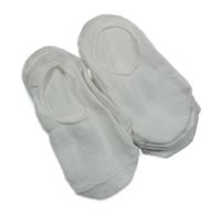 Nové - 4x bílé kotníkové ponožky 