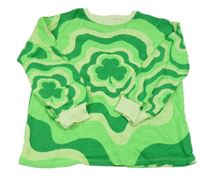 Zelené vzorované tričko dunnes