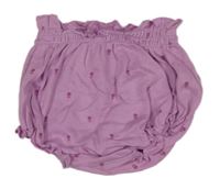 Lila květované kraťasy George