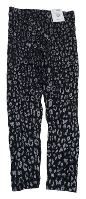 Nové - černé leopardí legíny George