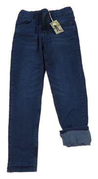Nové - modré podšité skinny rifle Pocopiano