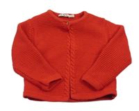 Červené svetrové bolerko
