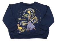 Tmavomodrá mikina s dívkou - Wish George