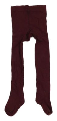 Vínové pančuchy H&M