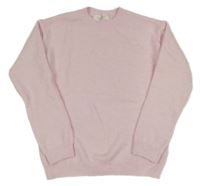 Svetloružový vlnený sveter H&M