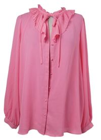 Dámská světlerůžová halenka s vázačkou River Island 