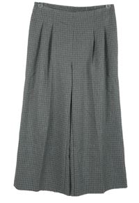 Dámské šedé kostkované culottes kalhoty Primark 