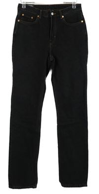 Nové - Pánske čierne slim rifle Weekday vel. 28/32