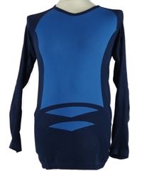 Pánské modro-tmavomodré spodní funkční triko Toptex