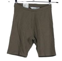 Nové - Dámské hnědé elastické kraťasy Primark 