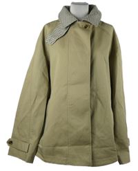 Dámský béžový plátěný jarní kabát Asos