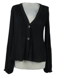 Dámská černá šifonová plisovaná halenka Zara 