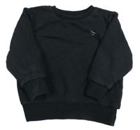 Čierna mikina s dinem Next