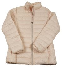 Svetloružová šušťáková zimná bunda Reserved