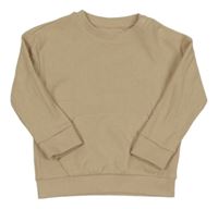 Béžová rebrovaná mikina F&F