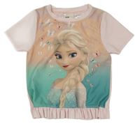 Ružovo-mintové Uv tričko s Frozen H&M