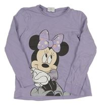 Fialové triko s Minnie C&A