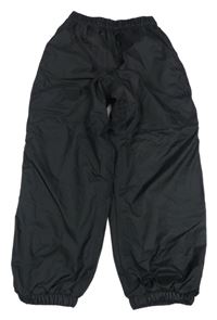 Černé šusťákové zateplené funkční kalhoty Mountain Warehouse