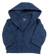 Tmavomodrá prepínaci mikina s kapucňou Primark