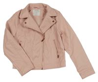 Svetloružová koženková bunda Primark