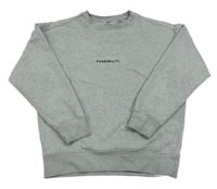 Sivá mikina s nápisom F&F