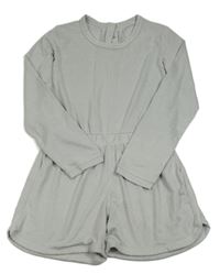 Svetlosivý úpletový kraťasový overal M&S