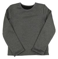 Tmavošedé melírované thermo triko Primark