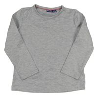 Sivé melírované thermo tričko Lupilu