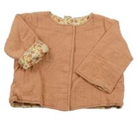 Staroružová mušelínová zateplená bunda H&M