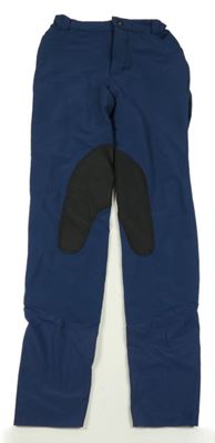 Tmavomodré jezdecké kalhoty Fouganza