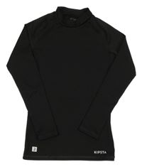 Černé sportovní funkční triko Decathlon 