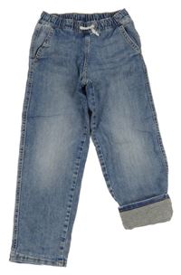 Modré podšité jogger rifle H&M