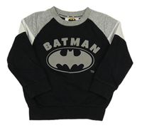 Čierno-sivá mikina s Batmanem