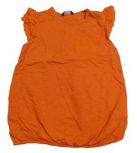 Oranžové tričko s kapsou George 