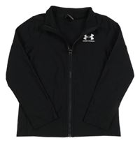 Černá funkční sportovní mikina s logem UNDER ARMOUR