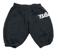 Tmavošedé cuff tepláky s nápisem Bluey Zara 