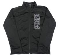 Černá propínací sportovní mikina s logem Puma