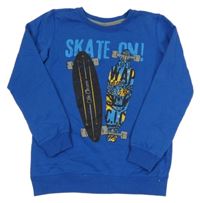 Zafírová mikina so skaty Chapter young