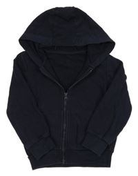 Tmavomodrá prepínaci mikina s kapucňou George